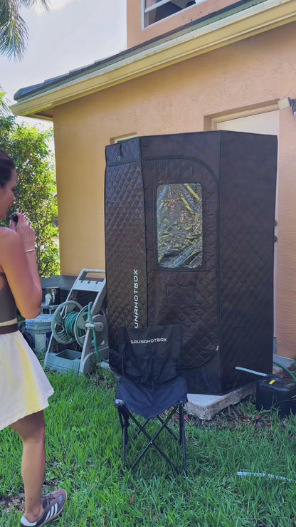 SAUNAHOTBOX™ Ev Tipi Taşınabilir Sauna